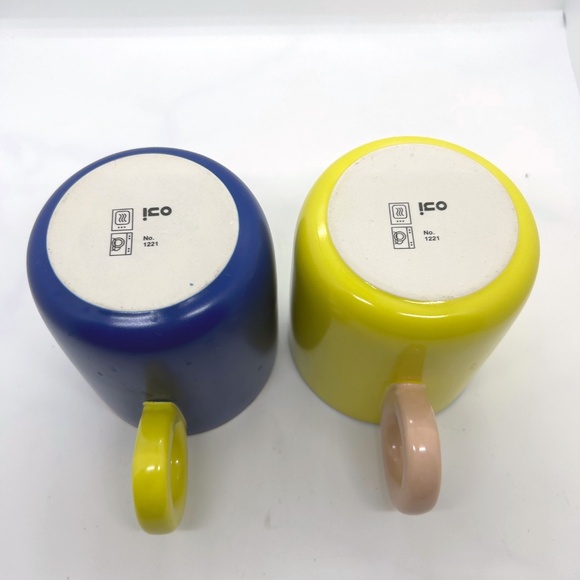 OUI Postmodern style coffee set French Press, 2 Mugs, Sugarbowl - Picture 12 of 13